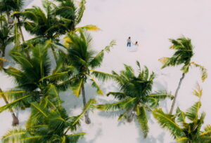 セブ島ウェディングフォト　人気　ドローン撮影