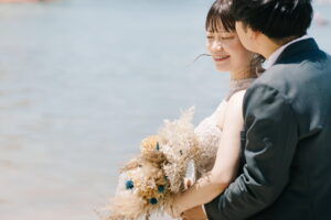 セブ島フォトウェディング　ビーチ撮影　カップルフォト