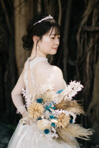 セブ島ウェディングフォト　ドレスレンタル　ブーケ